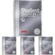 Brunnen Notizblock/Collegeblock Student Premium, 4-fach-gelocht (Veredeltes DeckBlatt mit Metallic-Effekt, A5, kariert, 90 g/m², 80 Blatt) (Packung mit 4)