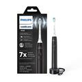 PHILIPS Sonicare 4100 Electric Toothbrush, Rechargeable Electric Toothbrush with Pressure Sensor, Black HX3681/24