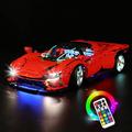 Led Light Set for Lego Ferrari Daytona SP3, Led Light Kit for Lego 42143 Lego Technic Ferrari Daytona SP3 - Not Include Lego Models, Just Light Set (RGB-Remote Control Version)