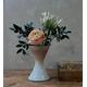 Hourglass shaped ceramic vase, stoneware vase, dried flower vase, faux flower vase, candle holder