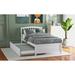 Classic and Stylish Design Twin Size Upholstered Platform Bed House Bed Kids Bed Trundle