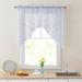 Home & Linens Lima Lace Sheer Kitchen Cafe Curtain Tiers for Small Windows, Kitchen & Bathroom