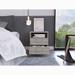 Rectangle Nightstand with 2-Drawer 1-Shelf