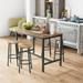 Modern Dining Table Set, 5-Piece Dining Set Kitchen Furniture, 4 Matching Dining Chairs, Living Room, Dining Room
