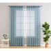 Home & Linens Budapest Semi Sheer Rod Pocket & Back Tab Window Curtains Panels, Set of 2