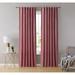 Home & Linens Oslo Velvet Back Tab Rod Pocket Window Treatment Curtain Panels Bedroom & Living Room - Set of 2