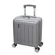 SKYFLITE 45x36x20 Dolomite Carry-On Underseat 8-Wheel Cabin Trolley Case No EasyJet Excess Hand Luggage Fees 5-Year Warranty (Silver)