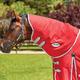 WeatherBeeta ComFiTec Classic Neck Rug Lite Horse Rug, Red/Silver/Navy, M