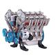 FOOMER TECHING V8 Engine Model 1:3 500 Pieces V8 8 Cylinder Metal V Shape Car Mechanical Science Experiment Physics Engine Model Toy Gift for Kids Adult