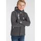 Softshelljacke ALIFE & KICKIN "für Jungen" Gr. 140/146, grau (anthrazit) Jungen Jacken Sportjacken