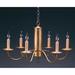 Northeast Lantern 25 Inch 6 Light Chandelier - 911-DB-LT6