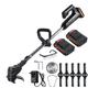 88VF 1000W Cordless Grass Strimmer Trimmer Lawn Mower Grass Edge Brush Cutter w/ 1/2pcs Battery