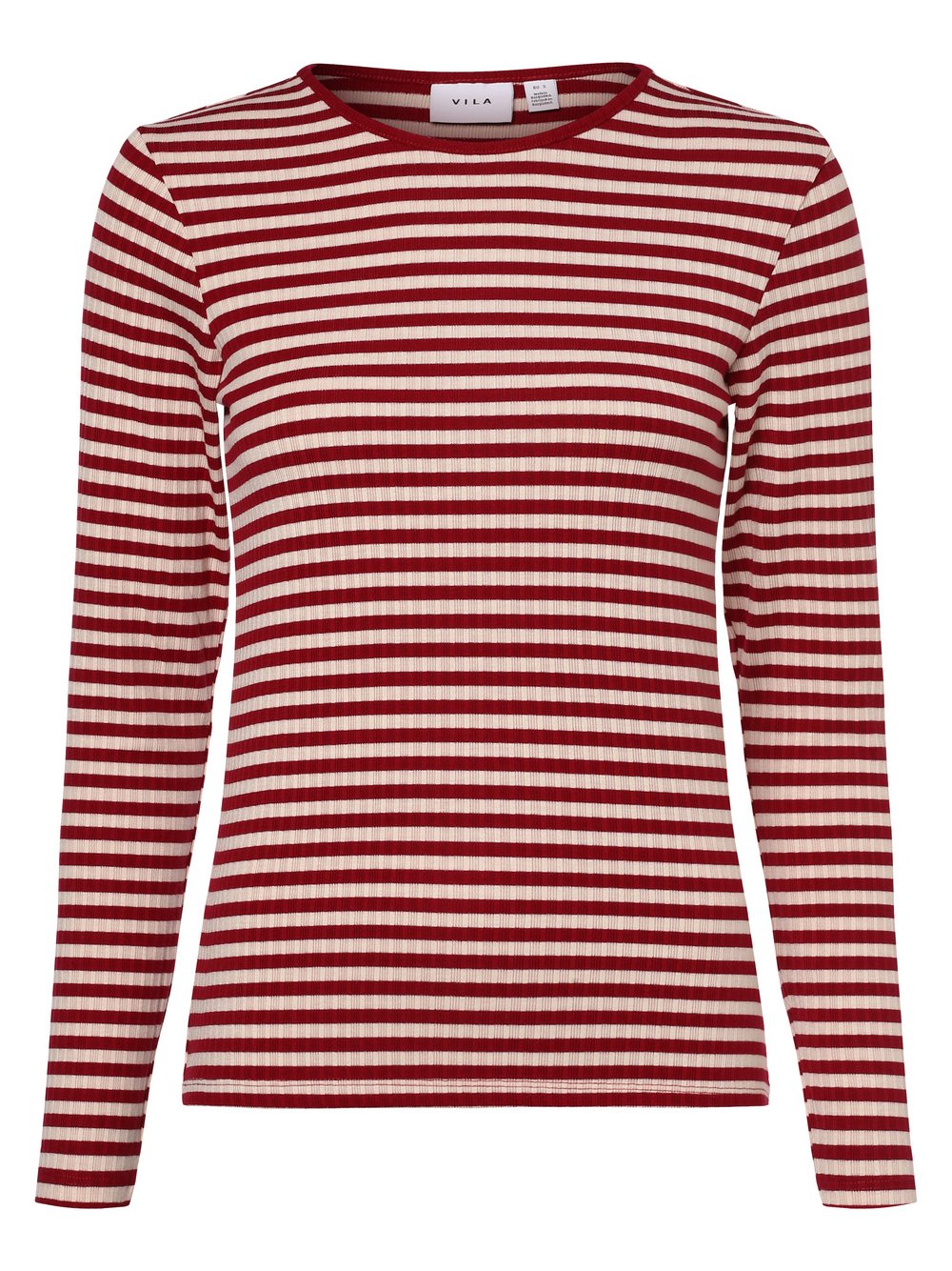 Vila Langarmshirt Damen himbeer, M