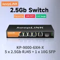 5-Port Multi-Gigabit 2.5Gbps Unmanaged Plug and Play Network Ethernet 2.5G Switch