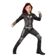 Child Black Widow Costume Jumpsuit Fancy Dress Girls Superhero Halloween Carnival Cosplay Costumes