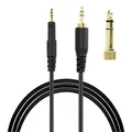 Câble Audio de remplacement pour audio-technica ATH M50X M40X M60X M70X câble d'écouteurs universel