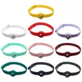 Collier pour animal de compagnie pour airtag pour chat Support de colliers en silicone réglable pour