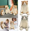 Peluche de maman chat gros mignon petit chat paresseux adapté pour cadeau d'anniversaire belle