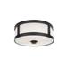 Hudson Valley Lighting Patterson 16 Inch 3 Light Flush Mount - 5516-OB