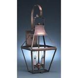 Northeast Lantern Uxbridge 22 Inch Tall Outdoor Wall Light - 2237-AB-MED-SMG