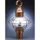 Northeast Lantern Onion 20 Inch Tall 3 Light Outdoor Post Lamp - 2543-VG-MED-OPT