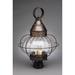 Northeast Lantern Onion 22 Inch Tall 3 Light Outdoor Post Lamp - 2573-DAB-LT3-CSG