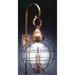 Northeast Lantern Onion 35 Inch Tall 3 Light Outdoor Wall Light - 2861-DAB-LT3-CSG