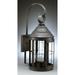 Northeast Lantern Heal 20 Inch Tall Outdoor Wall Light - 3337-DAB-CIM-CLR