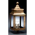 Northeast Lantern Concord 28 Inch Tall 3 Light Outdoor Post Lamp - 5653-VG-LT3-SMG