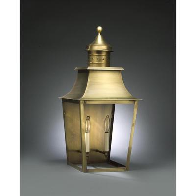 Northeast Lantern Sharon 26 Inch Tall 2 Light Outdoor Wall Light - 5551-VG-LT2-SMG