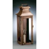 Northeast Lantern Concord 16 Inch Tall Outdoor Wall Light - 5621-AC-LT1-SMG