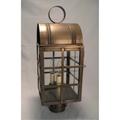 Northeast Lantern Adams 20 Inch Tall Outdoor Post Lamp - 6143-DB-CIM-CLR