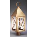 Northeast Lantern York 25 Inch Tall Outdoor Post Lamp - 7053-AC-CIM-SMG