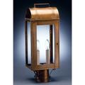 Northeast Lantern Livery 19 Inch Tall 2 Light Outdoor Post Lamp - 8033-VG-LT2-SMG