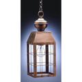 Northeast Lantern Woodcliffe 17 Inch Tall Outdoor Hanging Lantern - 8332-AC-MED-CSG