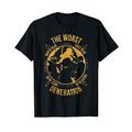 Schlechteste Generation Illustration Supernova Piraten Strohhut T-Shirt