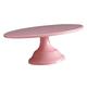 12 Inch Cake Stand White Fruit Dessert Rack Decor Serving Tray - Pink Stand (Color : Pink) (Color : Pink)
