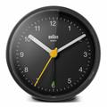 Braun Analogue Alarm Clock With Snooze And Light - Black