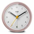 Braun Classic Analogue Alarm Clock With Snooze And Light - White & Rose