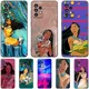 Disney Pocahontas Noir Pour Samsung Galaxy A04S A04E A12 A13 A14 A22 A23 A32 A33 A34 A50 A51 A52S