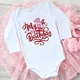 My 1st Birthday Newborn Bodysuit Infant Baby Clothes Toddler Jumpsuits Boys Girls Birthday Party