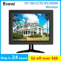 Eyoyo 10 zoll Sicherheit CCTV Monitor Kleine Tragbare HDMI LCD Monitor IPS HD 1024x768 4:3 mit BNC