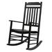 Kozyard High Back Slat Solid Wood Porch Rocking Chair - 23.6"x35.4"