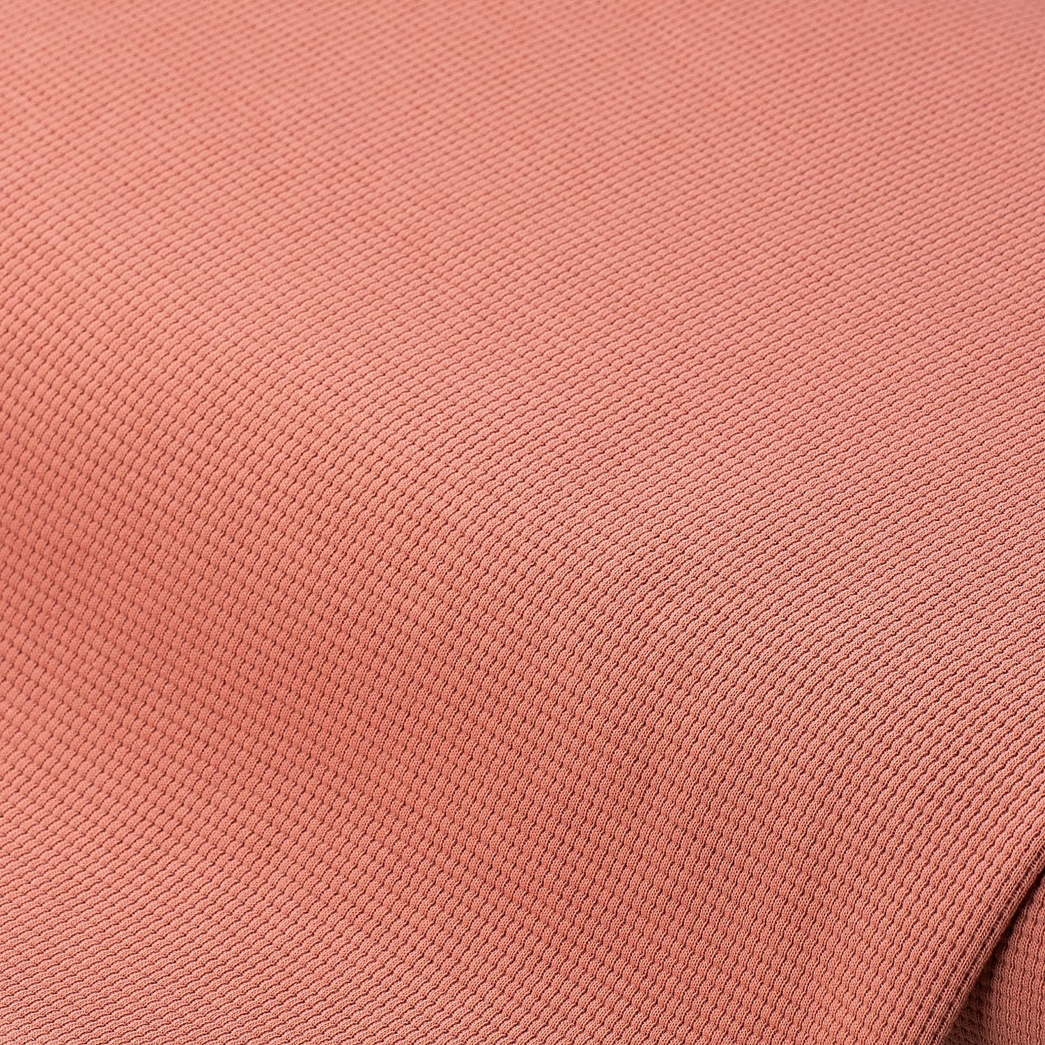 Tissu coton nid d'abeille, vieux rose