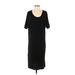 Elisabeth by Liz Claiborne Casual Dress: Black Dresses - Women's Size 1 Petite