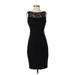 White House Black Market Cocktail Dress - Sheath: Black Dresses - Women's Size 2