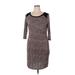 Gilli Casual Dress - Sheath: Orange Marled Dresses - Women's Size X-Large