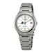 Women's Silver Tulane Green Wave Eco-Drive Stainless Steel Watch