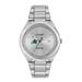 Men's Silver Tulane Green Wave Eco-Drive Stainless Steel Watch