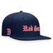 Men's Fanatics Branded Navy Boston Red Sox Gothic Script Fitted Hat